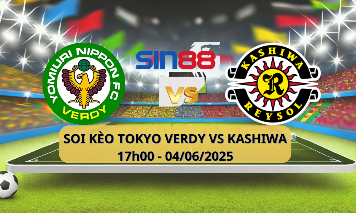 Áp phích trận đấu Tokyo Verdy vs Kashiwa Reysol